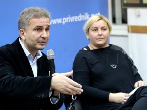 Na fotografiji Boris Rašeta i Helena Puljiz, foto HINA/ Lana SLIVAR DOMINIĆ/ lsd
