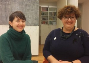 Na slici dosadašnja ravnateljica Emina Višnić (desno) i nova  ravnateljica Janja Sesar. foto HINA/ POGON/ ik