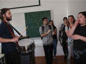  Studentski sabor nastavio je blokadu nastave na Hrvatskim studijima Sveučilišta u Zagrebu. foto HINA/ Lana SLIVAR DOMINIĆ/ lsd