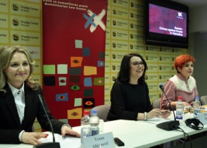 Na slici: Vesna Abjanović (L), Ivana Žanić (S),  Jovana Kolarić (D), foto HINA/ TANJUG