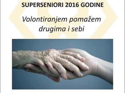 Cilj je spriječiti socijalnu isključenost starijih osoba