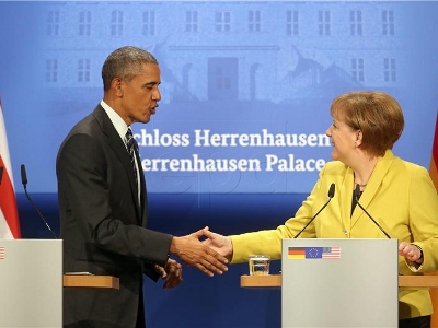"TTIP je dobar za američko gospodarstvo, njemačko ali i europsko gospodarstvo, kazal je Merkel. (Foto Hina)