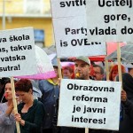 Prosvjedi podrške kurikularnoj reformi u 12 hrvatskih gradova