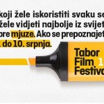 Tabor Film Festival, Veliki Tabor, od 7. do 10. srpnja