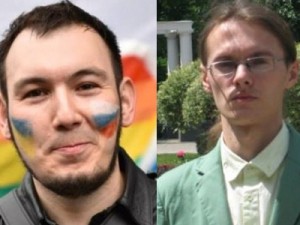 Ruski LGBT aktivisti Bulat Barantayev i Aleksei Korolyov (fotomontaža/ Facebook)