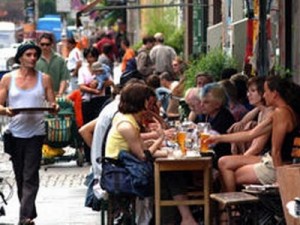 Kafići na Oranienstrasse u Berlinu