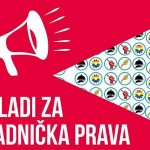 Prosvjedna akcija "Mladi za radnička prava!"