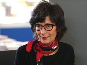 Florence Hartmann predstavila je na Interliberu knjigu "Zviždači" 2014.,  foto HINA/ Lana SLIVAR DOMINIĆ/ lsd