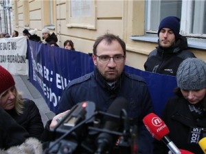 Na fotografiji Teodor Celakoski, Željka Leljak Gracin. foto HINA / Lana SLIVAR DOMINIĆ / ml