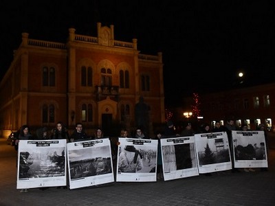 Akcija je svojevrstan odgovor na šutnju mjerodavnih u Novom Sadu