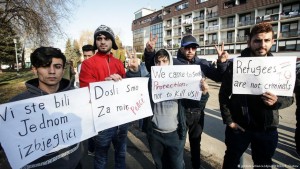 Prosvjed u Zagrebu protiv nasilja nad izbjeglicama