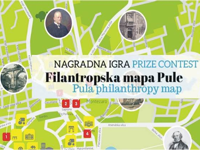 Mapa Pule Krenula nagradna igra „Filantropska mapa Pule“, prijave do kraja sezone ...