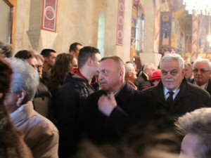 Vrkić i Stanimirović u pravoslavnoj crkvi u Borovu
