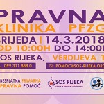 Besplatna pravna pomoć u udruzi SOS Rijeka i ovaj mjesec