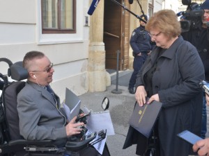 .Na fotografiji Stjepan Petrišić i Nada Murganić. foto HINA/ Admir BULJUBAŠIĆ/ abu