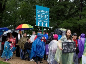 Marš protiv nadmoći bijelaca, 112 milja od Charlottesvillea, Virgine do Washingtona, DC, u blizini spomenika Martina Luthera Kinga u Washingtonu, SAD, 6. rujna 2017. EPA / Tasos Katapodis