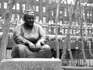 Spomenik Gertrude Stein u New Yorku. Foto: Kathleen Tyler Conklin, Flickr 