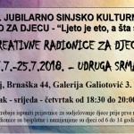 Kreće 10. sinjsko kulturno ljeto za djecu – “Ljeto je eto, a šta sad?”