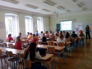 Uvodno predavanje studentima, Foto: dkau-centar.eu 