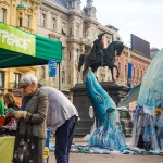 Kitovi na Jelačićevom trgu impresioniraju prolaznike