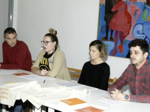 Na slici Ivo Matulić, Katerina Jovanović, Lucija Švob i Sanjin Smajlović. foto HINA/ Miljenko KLEPAC