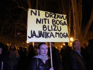 Noćni marš - u Zagrebu,  foto HINA /Zvonimir KUHTIĆ