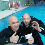 Udruga USKA: Mirsad Bećirović prva slijepa osoba u Hrvatskoj s položenim tečajem ronjenja-OWD