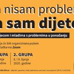 Centar za Nestalu i Zlostavljanu Djecu poziva na online edukaciju: "Ja nisam problem, ja sam dijete!"