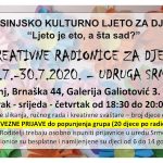 U Sinju počinje 12. Kulturno ljeto za djecu ”Ljeto je eto, a što sad?”