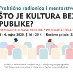 Centar nezavisne kulture Zadar poziva na radionicu „Što je kultura bez publike?“