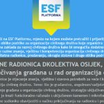 Online radionica: Modeli uključivanja građana u rad organizacija civilnog društva