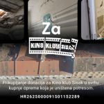 Kino klub Sisak prikupio nešto više od 19 tisuća kuna