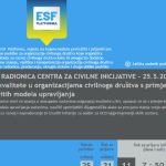Online radionica: Sustav kvalitete u organizacijama civilnoga društva s primjerima učinkovitih modela upravljanja