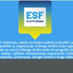 ESF platforma: Otvorene prijave na dvije online radionice u srpnju