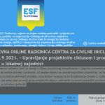 “Upravljanje projektnim ciklusom i procjena potreba u lokalnoj zajednici” – online radionica udruge CCI