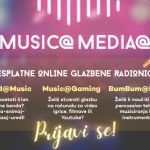 Novi ciklus glazbenih radionica projekta Music@media@Za djecu i mlade