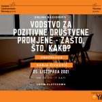 Poziv na YIHR.hub online radionicu Vodstvo za pozitivne društvene promjene – zašto, što, kako?