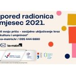 Radionice u prosincu u sklopu projekta Podijeli svoju priču