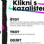 Projekt “Klikni s kazalištem” –  besplatne online kazališne, filmske i podcast radionice