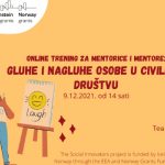 Lakše uključivanje gluhih i nagluhih mladih osoba u organizacije – trening za mentore