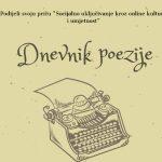 Dnevnik poezije: Moderirani online razgovor s Petrom Pleše