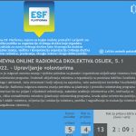 Dvodnevna online radionica DKolektiva Osijek: Upravljanje volonterima