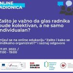 Radionica “Zajedno do boljih prava – Zašto i kako se sindikalno organizirati”