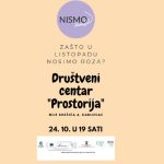 Predavanje u Društvenom centru Prostorija: Zašto se u listopadu nosi roza?