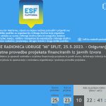 Na ESF platformi otvorena prijava na online radionicu udruge Mi iz Splita