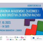 Poziv na konferenciju ‘Suradnja akademske zajednice i civilnog društva za održivi razvoj’