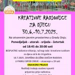 Počele su ljetne kreativne radionice za djecu u Sinju!