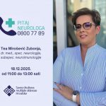 "Pitaj neurologa": Savez društava multiple skleroze Hrvatske danas organizira besplatno savjetovanje
