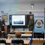 Održano edukativno predavanje o vojnim operacijama Hrvatske vojske