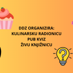 DDZ organizira kulinarsku radionicu te pub kviz i Živu knjižnicu